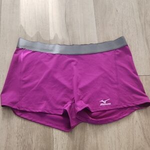 Mizuno Purple Athletic Shorts